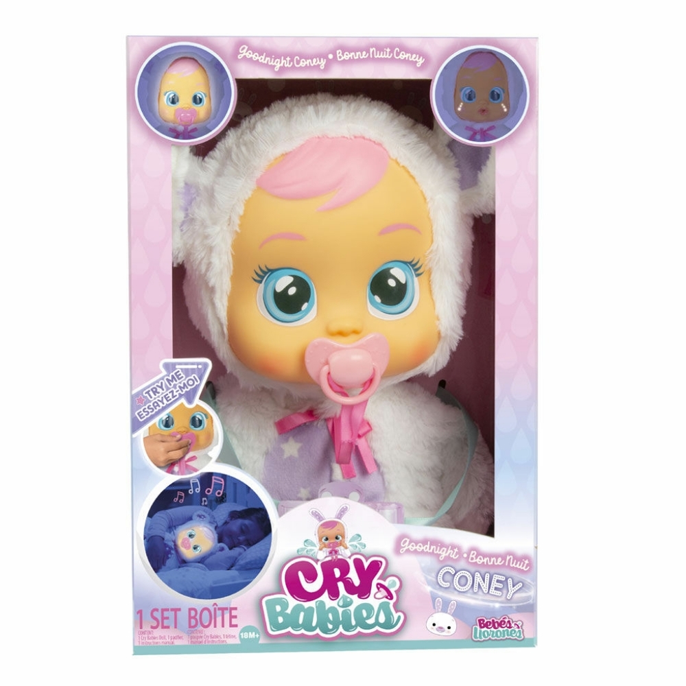 BNIB Cry Babies Goodnight Coney Special Edition Light Up Doll